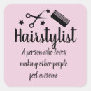 Recherche de coiffeurs autocollants Coiffeuse