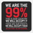 Recherche de wall street autocollants Protestation