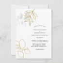 Search for faux gold wedding invitations Botanical