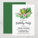 Search for coconut birthday invitations Hawaiian