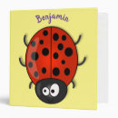 Search for ladybugs binders Adorable