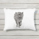 Recherche de sauvage loup coussins Lobo