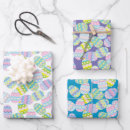 Recherche de oeuf peint papier cadeau Pastel