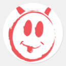 Search for evil face stickers Head