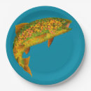 Search for trout paper plates Rainbow