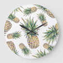 Recherche de ananas horloges Aquarelle