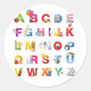 Recherche de alphabet j autocollants Couleur
