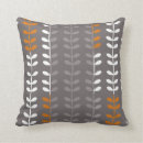 Search for grey leaf pillows Orange