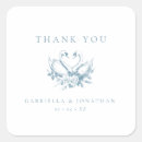 Search for square thank you wedding stickers Floral