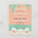 Recherche de beach baby shower invitations Luau