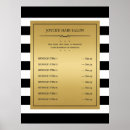 Search for service menu posters Hairdresser