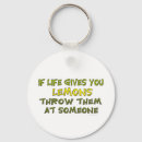 Search for lemon quote keychains Humour