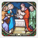 Search for christmas stained glass stickers Jesus