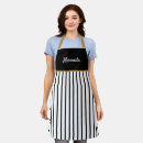 Search for black and white stripes aprons Baking