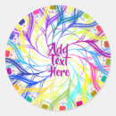 Search for psychedelic design stickers Retro