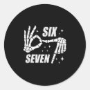 Recherche de numéro six autocollants Tendance