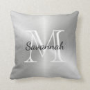 Search for metallic pillows Monogrammed