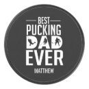 Search for fathers day hockey pucks Black and white