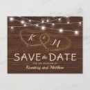 Recherche de rustic save the dates Bois