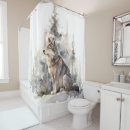 Search for wolf shower curtains Animal