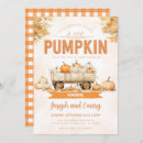 Search for pumpkin patch baby shower invitations Watercolor
