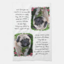 Search for pug tea towels Dog lovers
