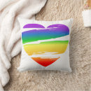 Search for rainbow heart pillows Lesbian