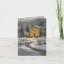 Search for landscape painting christmas cards Snow