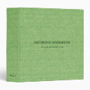 Search for green binders Linen