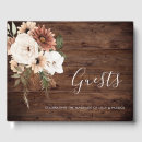 Search for wood wedding guest books Floral
