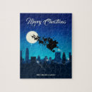Search for horse and sleigh puzzles Santa claus