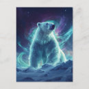 Recherche de ours polaires cartes postales Feux du nord