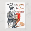 Recherche de tangos cartes postales Bandonéon