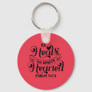 Search for healing keychains Bible verse