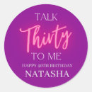 Search for funny 30th stickers For her