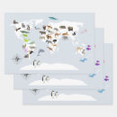 Recherche de monde animal papier cadeau Enfants