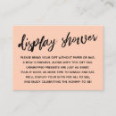 Search for no wrap baby shower invitations Enclosure