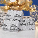 Search for white glitter wrapping paper Merry christmas