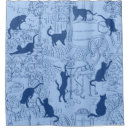 Search for blue cats shower curtains Cat lover
