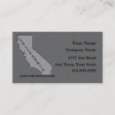 Search for state of california business cards Usa