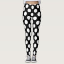 Search for black and white polka dot leggings Spots