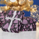 Search for black and red christmas wrapping paper Pattern