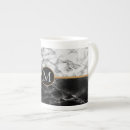 Search for black and white marble mugs Abstract