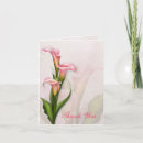 Search for calla lilies thank you cards Thanks