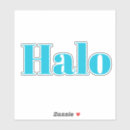 Recherche de halo autocollants Bleu
