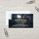 Search for fitness trainer business cards Black and white