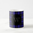 Search for blue plaid mugs Vintage