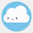 Search for happy clouds stickers Weather