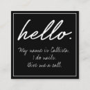 Search for quotes business cards Black and white