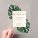 Search for monstera wedding invitations Leaves